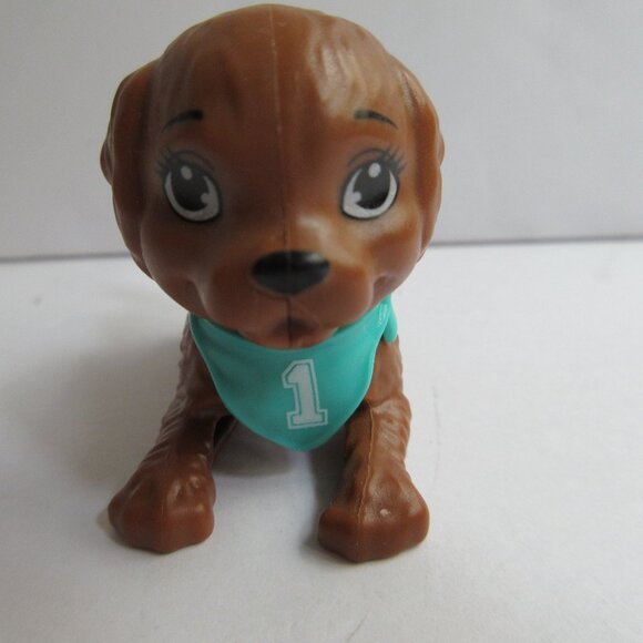 Barbie Replacement Pets Dog Puppy Lot of 4 Tan, Cream Dog Mattel - Picture 8 of 15